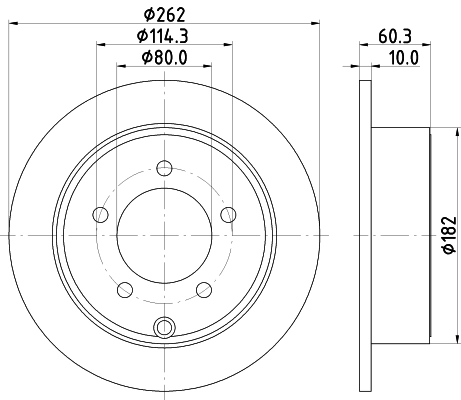 Диск тормозной DON PCD15372