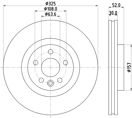 Диск тормозной DON PCD15961