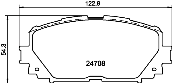 Комплект колодок для дисковых тормозов DON PCP1566