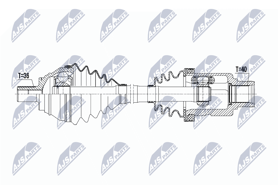 Полуось vw tiguan 4motion 2.0tdi2.0tfsi2.0tsi 10-18 atm audi q3 2.0tfsi quattro dsg 14-18 /right/