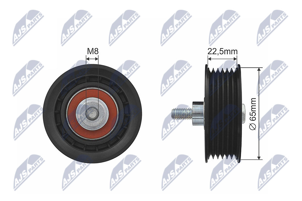 Ролик citroen jumper fiat ducato ford tourneo custom transit transit custom transit tourneo pe NTY RNK-CT-010
