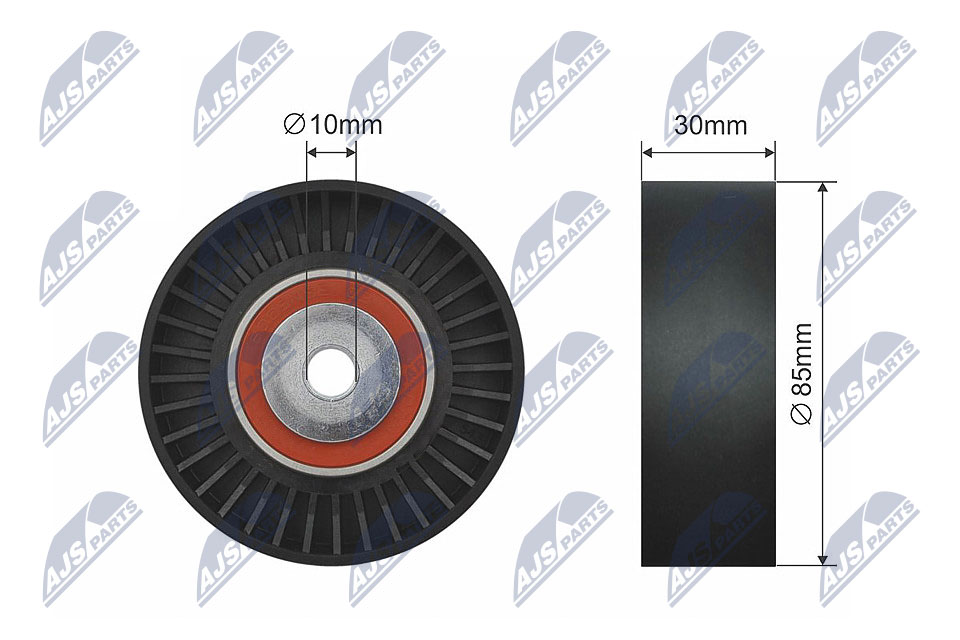 Ролик subaru forester 08- outback 08- legacy iv v 08- NTY RNK-SB-002