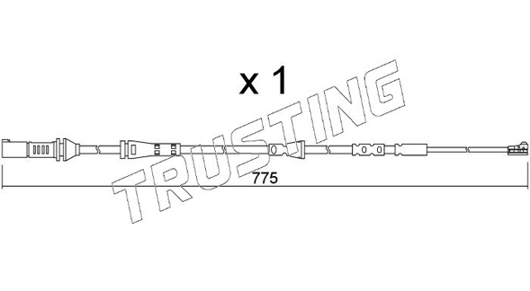 Датчик износа тормозных колодок TRUSTING SU.361