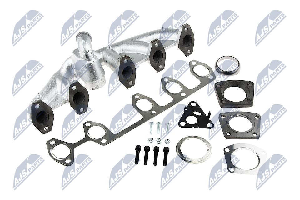 Коллектор выпускной vw t5 2.5tdi 03-10 touareg 2.5tdi (+ прокладки/шпильки/гайки) NTY BKW-VW-006