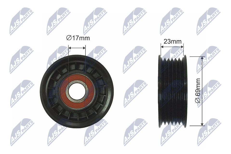 Ролик ford cougar focus i maverick mondeo ii tourneo connect transit connect mazda tribute 1.6 NTY RNK-FR-044