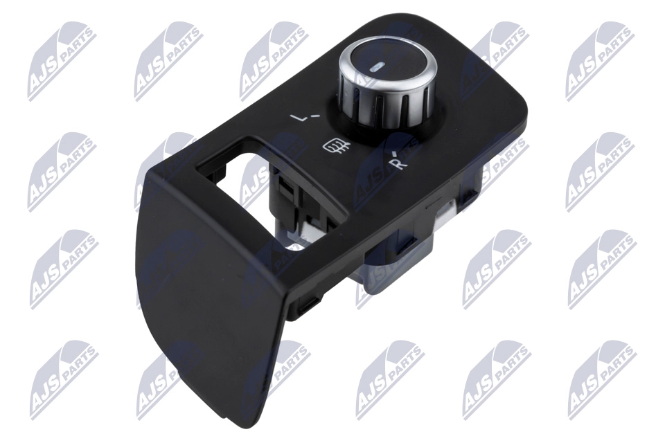 Переключатель зеркал vw caddy 2004-touran 2003- (хром) с рамкой NTY EWS-VW-104