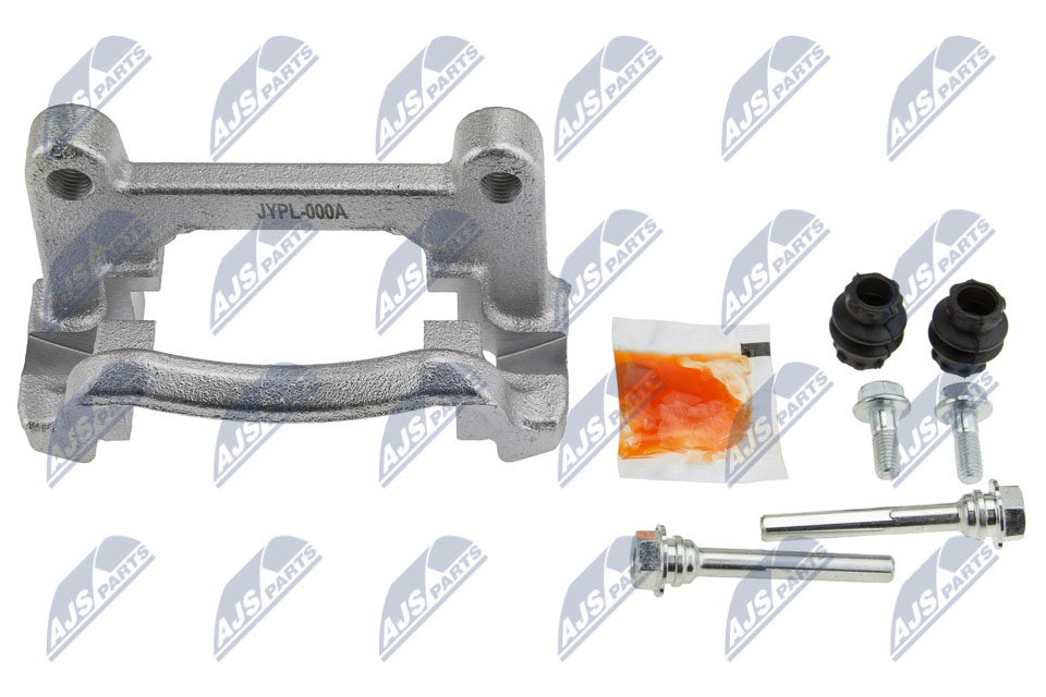 Скоба суппорта opel vivaro a/b 01- renault traffic ii/iii 01- nissan primastar 01- /rearl/r/ NTY HZT-PL-000A