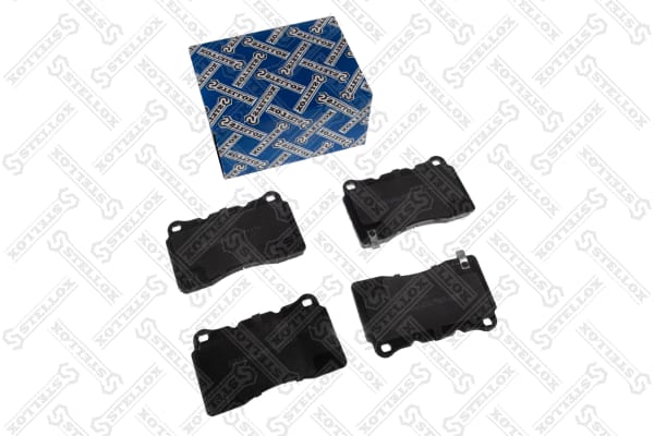 000 675b-sx колодки дисковые передние с антискрип. пластинами