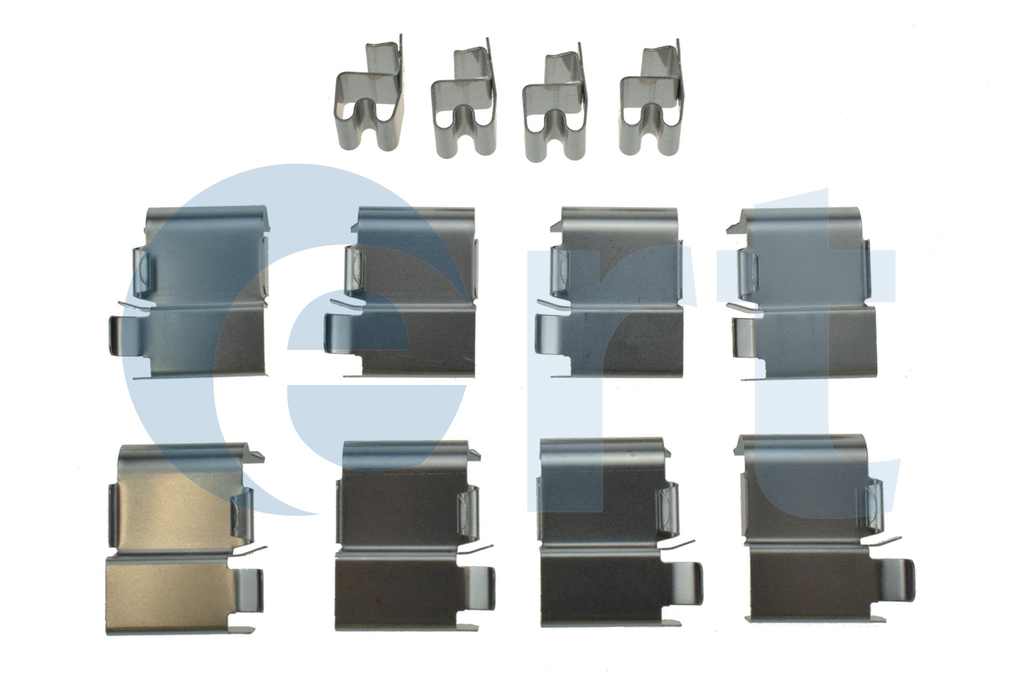 Комплект монтажный тормозных колодок toyota land cruiser 10- land cruiser 02- land cruiser 92-97 90-97 land cruiser 84- 90-93 cressida 84-86 84-88 ERT 420348