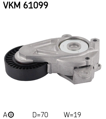 Ролик натяжителя ручейкового ремня SKF VKM61099