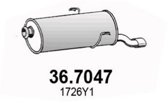 Глушитель ASSO 36.7047