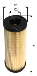 Фильтр масляный dacia dokker 1.5bluedci 12- duster ii 1.5dci 17- logan ii 1.5bluedci 18- sandero ii 1.5bluedci 12- CLEAN FILTERS ML4589