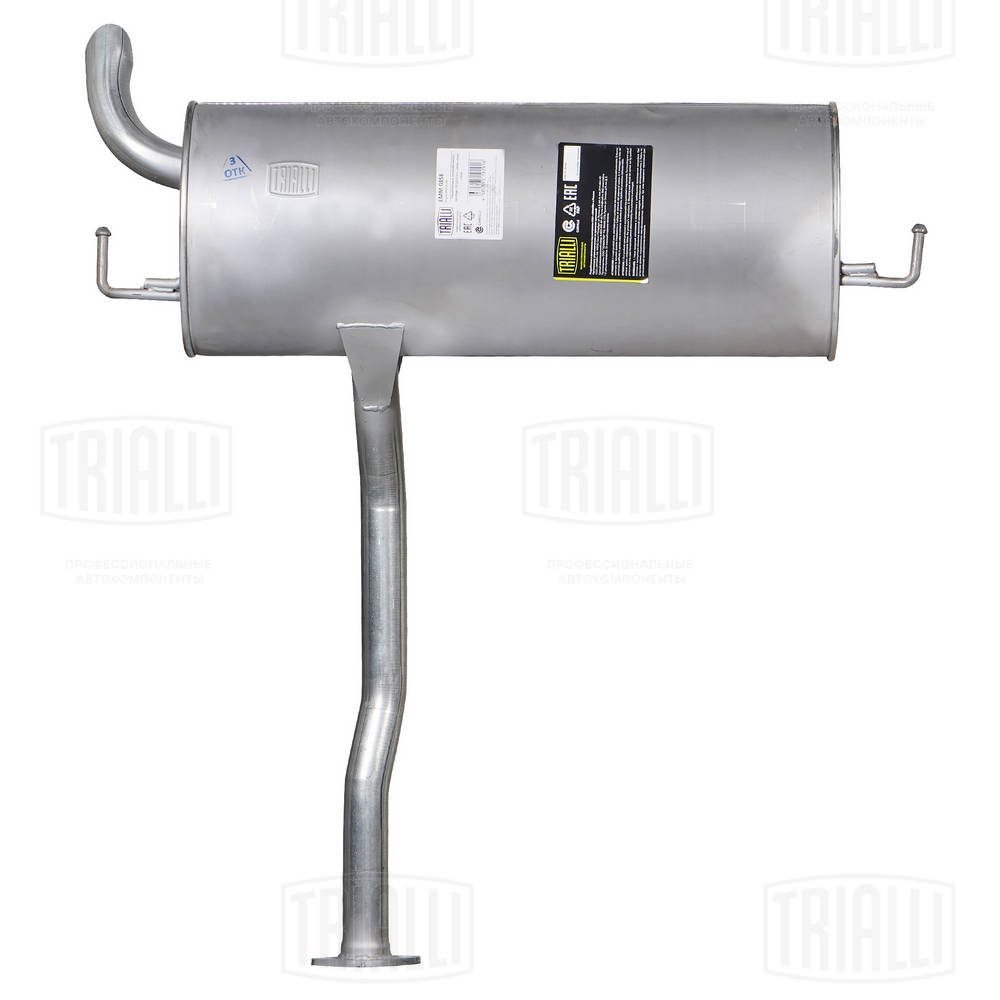 Emm 0358 глушитель задняя часть TRIALLI EMM 0358