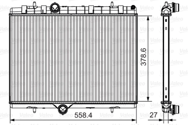 Радиатор VALEO 735630