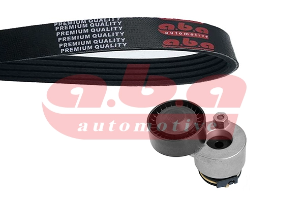 Комплект поликлинового ремня (5pk1200 + натяжитель yd208550) renault 1.5dci/1.4i/1.6i 00-logan/sandero/clio/laguna/megane 1.4i/1.6i 98- A.B.A 5PK1200A4