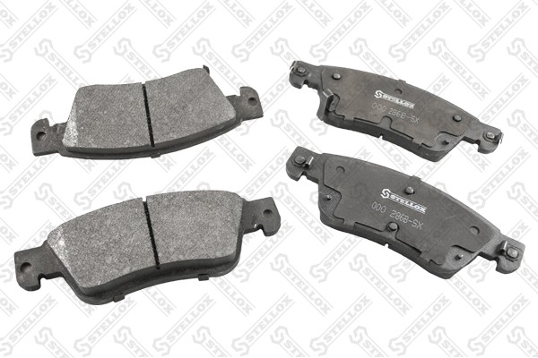 000 286b-sx колодки дисковые п. с антискр. пл.