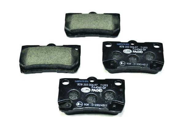 Колодки тормозные дисковые комплект HELLA/BEHR/PAGID 8DB355030-381