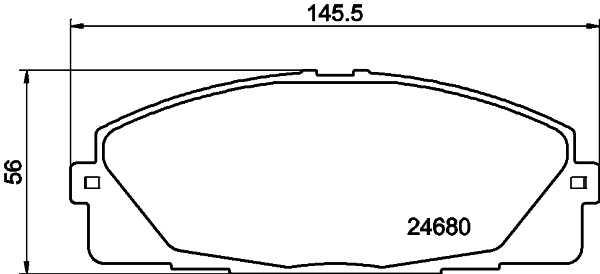 Колодки тормозные дисковые комплект HELLA/BEHR/PAGID 8DB355028-701