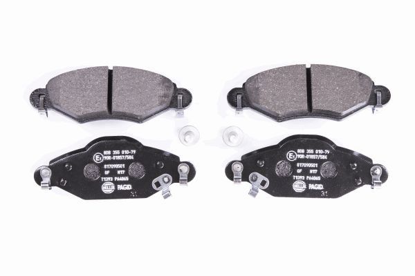 Колодки тормозные дисковые комплект HELLA/BEHR/PAGID 8DB355010-791