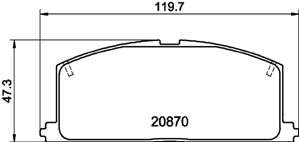 Колодки тормозные дисковые комплект HELLA/BEHR/PAGID 8DB355026-821