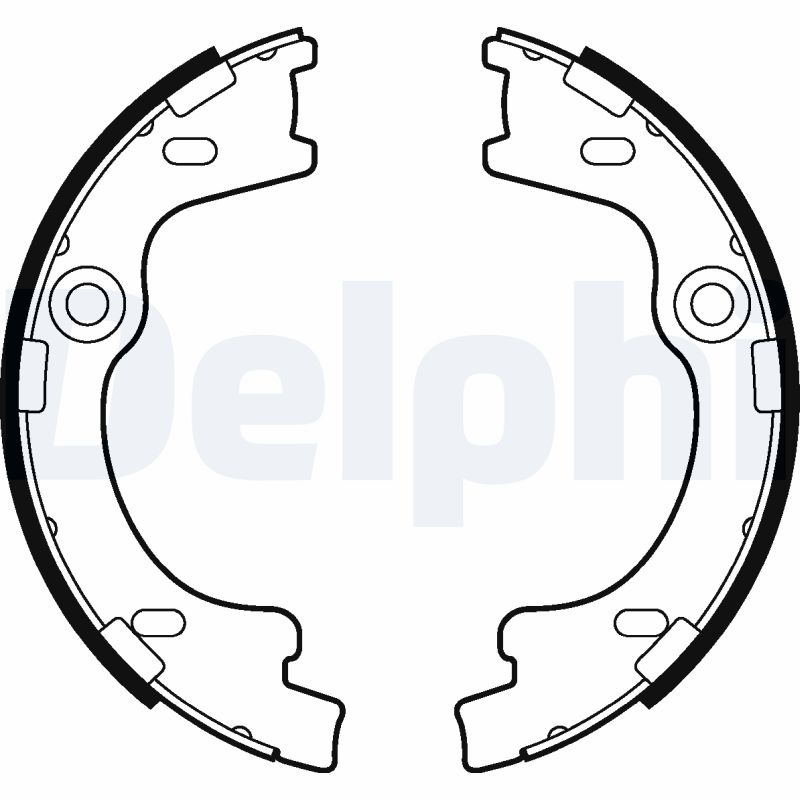 Колодки ручника DELPHI LS2012
