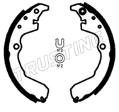 К-т бараб. тормоз. колодок TRUSTING 253.708