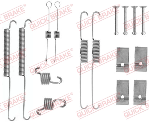 Комплектующие тормозной колодки QUICK BRAKE 105-0688