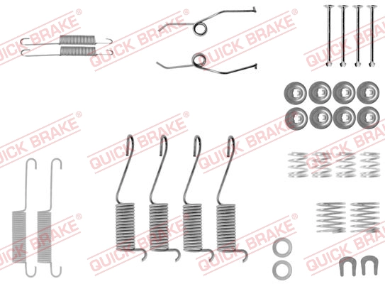Комплектующие тормозной колодки QUICK BRAKE 105-0697