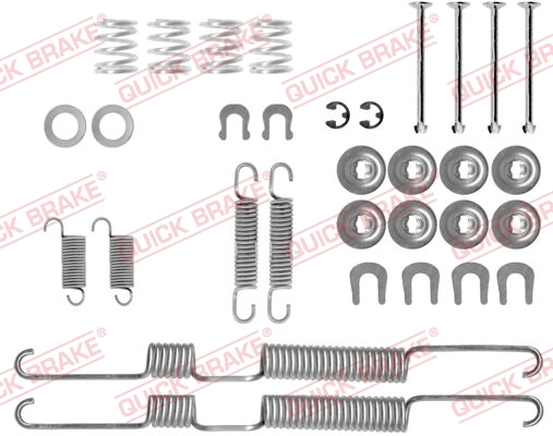 Комплектующие тормозной колодки QUICK BRAKE 105-0698