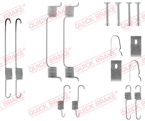 Комплектующие тормозной колодки QUICK BRAKE 105-0700