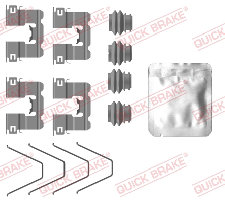 109-0137 монтажный комплект тормозных колодок QUICK BRAKE 109-0137