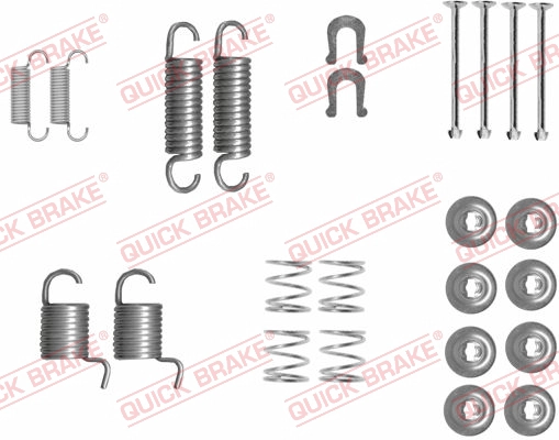 Комплектующие тормозной колодки QUICK BRAKE 105-0834