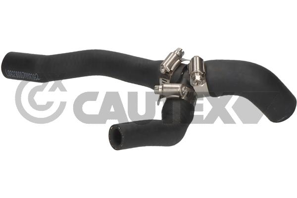 Патрубок радиатора (печки) CAUTEX 016001