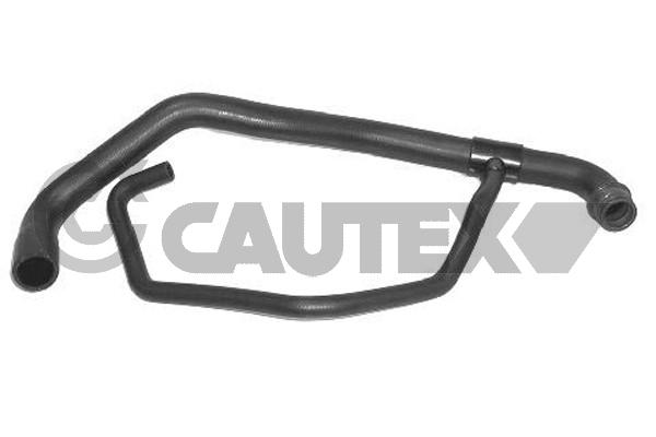 Патрубок радиатора CAUTEX 016382