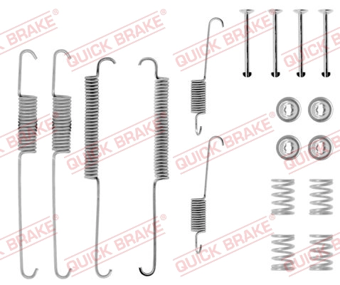 Монтажный комплект тормозных колодок QUICK BRAKE 105-0640