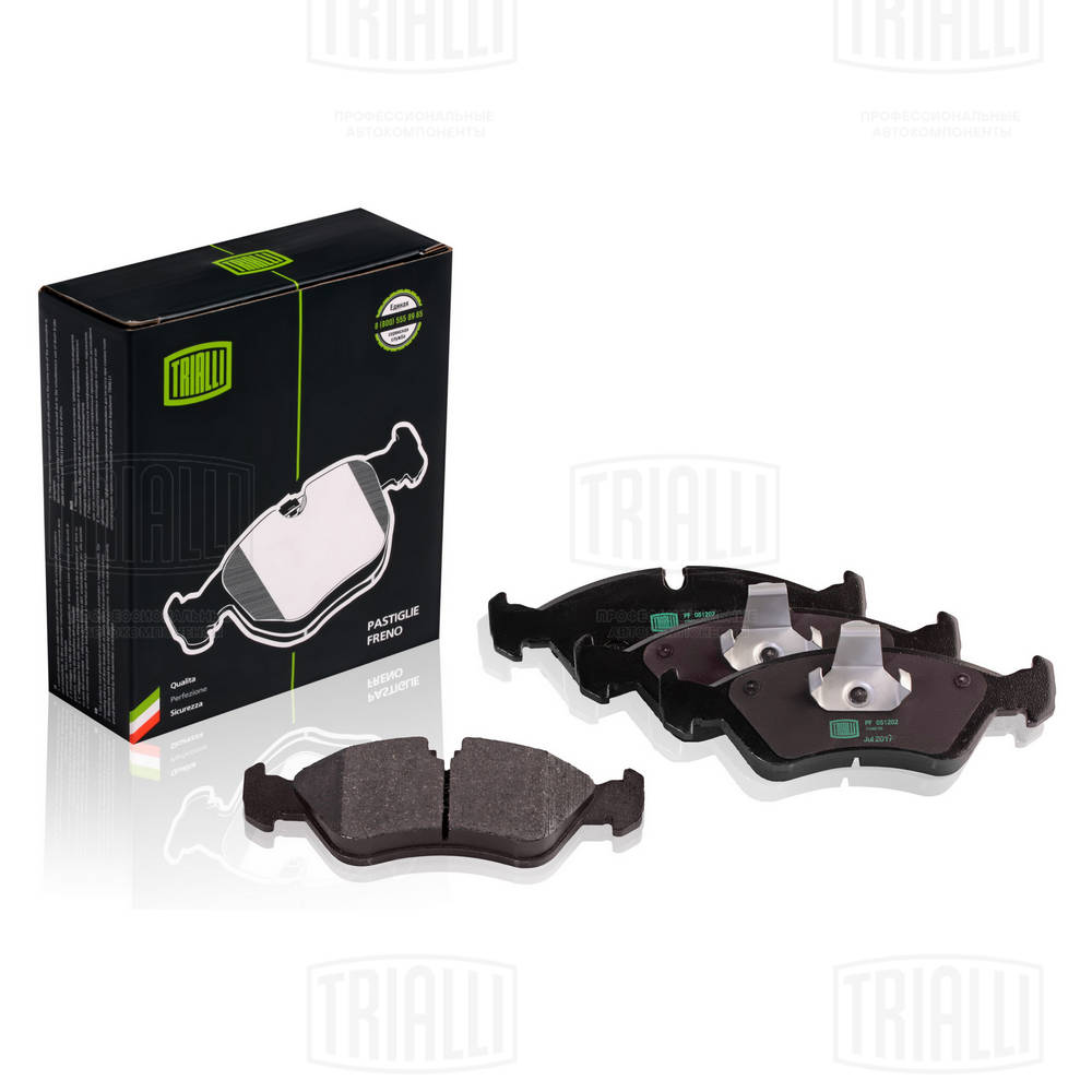 Pf 051202 колодки тормозные дисковые передние r14 TRIALLI PF 051202