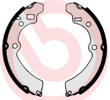 Тормозные колодки задние (барабанные) BREMBO S79512