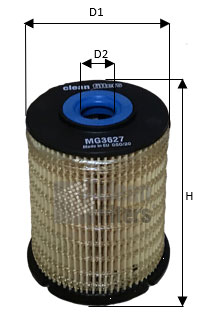 Фильтр топливный opel mokka 1.6 1.7 ctdi oem 96896403 CLEAN FILTERS MG3627