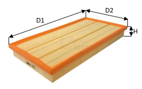 Фильтр воздушный mb sprinter iii (907910) oem a9105281500 CLEAN FILTERS MA3498