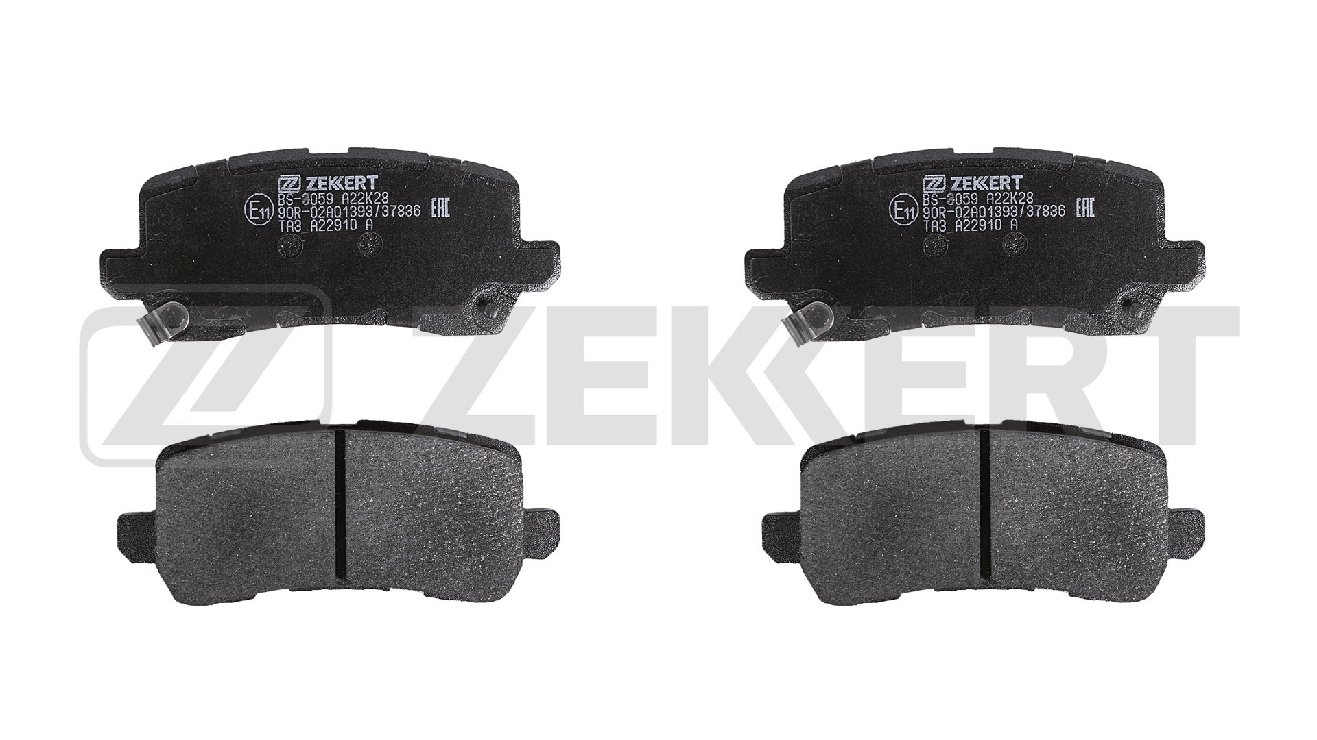 Bs-3059 колодки торм. диск. задн. acura mdx iii 14- acura tlx 14- ZEKKERT BS-3059