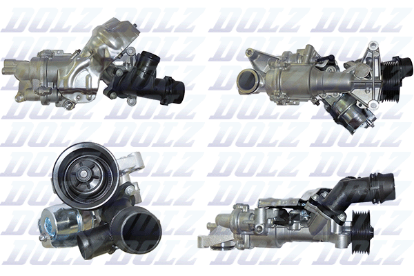 Насос водяной mercedes gla/cla/e/c/a 2.0 13- DOLZ M254V
