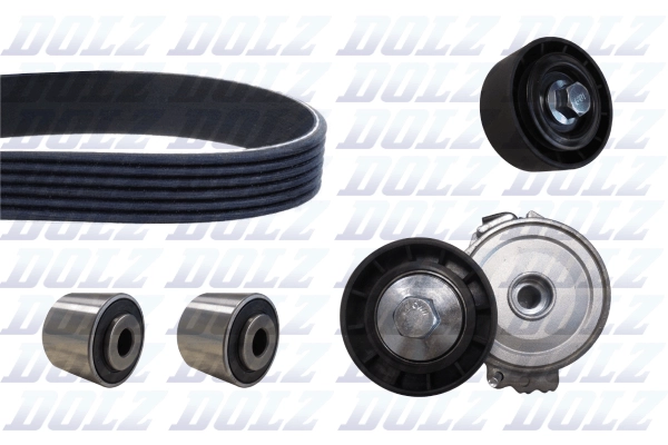 Комплект грм peugeot partner/ expert/ 206 1.9d DOLZ SKD210A