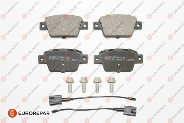 Колодки тормозные дисковые alfa romeo mito (955) 1.4 bifuel 08 EUROREPAR 1623063780