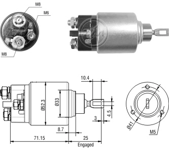 Zm2371 zm2371 реле втягивающее ZM ZM2371