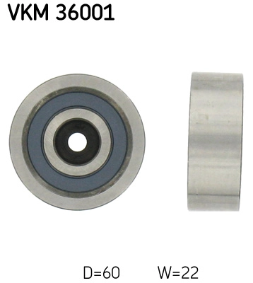 Ролик ручейкового ремня SKF VKM36001