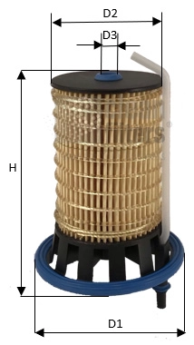 Фильтр топливный fiat-lancia-alfa-jeep 1.3-1.6-2.0 d mjet-1.6 jtdm-2.0 jtdm oem 77366607-77366216-77366330 CLEAN FILTERS MG3612/A