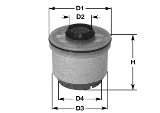 Топливный фильтр CLEAN FILTERS MG3609