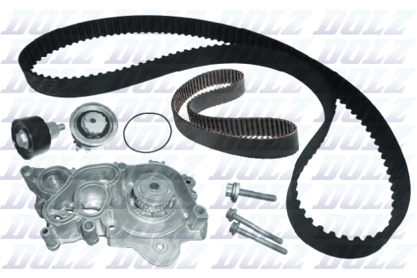 Комплект грм с водяным насосом a237 vag 1.0 DOLZ KD149