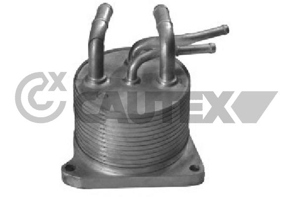 Радиатор масляный mitsubishi lancer 07- outlander 07- jeep compass 07- CAUTEX 751808