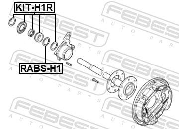 Rabs-h1 кольцо abs FEBEST RABS-H1